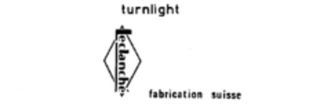 turnlight Leclanché fabrication suisse Logo (IGE, 05/20/1988)