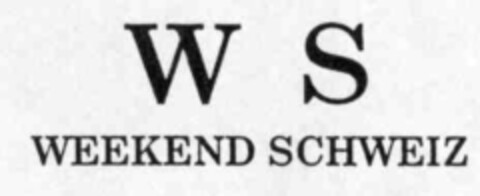 WS WEEKEND SCHWEIZ Logo (IGE, 08.06.1999)