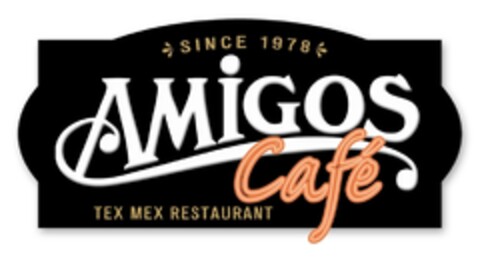 SINCE 1978 AMiGOS Café TEX MEX RESTAURANT Logo (IGE, 10/21/2010)