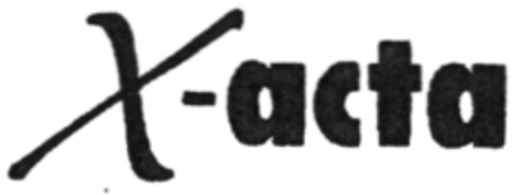 X-acta Logo (IGE, 01/08/2013)