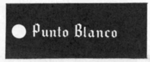 Punto Blanco Logo (IGE, 13.08.1975)