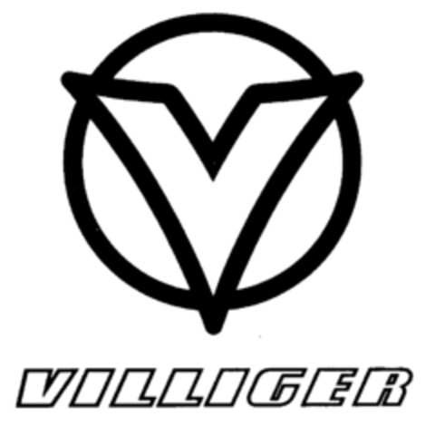 V VILLIGER Logo (IGE, 02.06.1981)