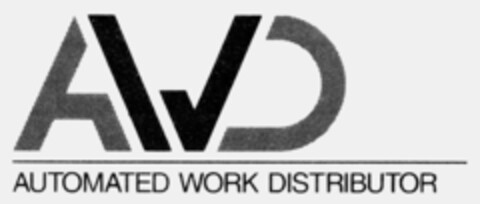 AWD AUTOMATED WORK DISTRIBUTOR Logo (IGE, 02.10.1992)