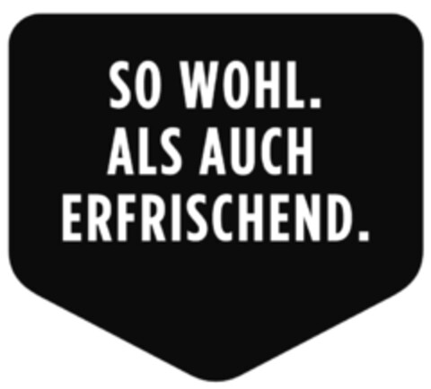 SO WOHL. ALS AUCH ERFRISCHEND. Logo (IGE, 09/05/2008)
