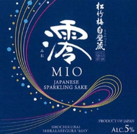 MIO JAPANESE SPARKLING SAKE ALC.5% Logo (IGE, 06.04.2023)