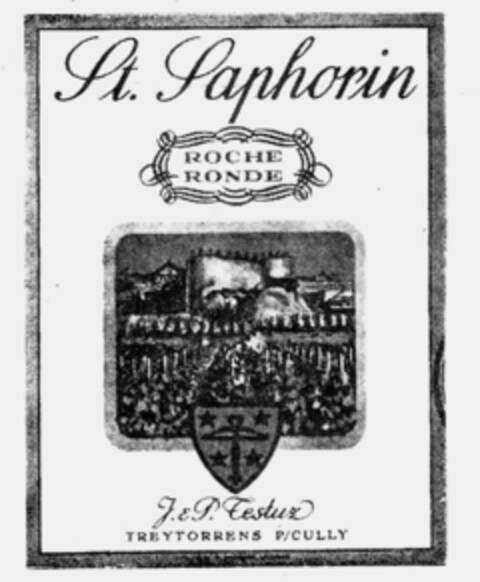 St. Saphorin ROCHE RONDE Logo (IGE, 24.10.1988)