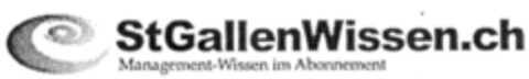 StGallenWissen.ch Management-Wissen im Abonnement Logo (IGE, 11.09.2000)