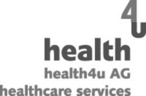 health4u AG healthcare services Logo (IGE, 10.03.2012)