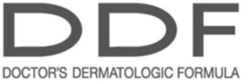 DDF DOCTOR'S DERMATOLOGIC FORMULA Logo (IGE, 15.10.2012)