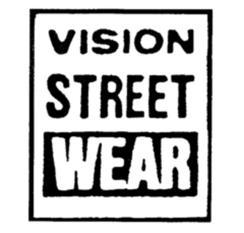 VISION STREET WEAR Logo (IGE, 10.04.1989)