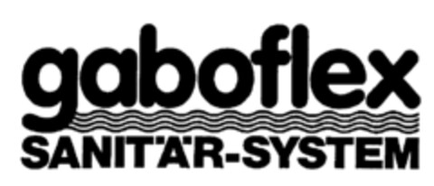 gaboflex SANITÄR-SYSTEM Logo (IGE, 21.05.1984)