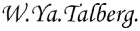 W. Ya. Talberg. Logo (IGE, 29.10.2014)