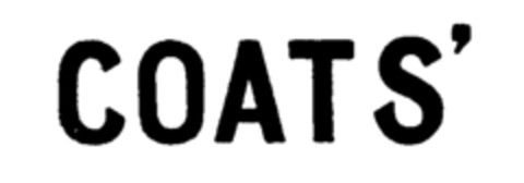 COATS' Logo (IGE, 22.05.1981)