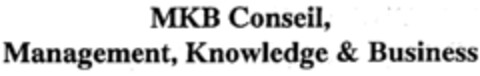 MKB Conseil, Management, Knowledge & Business Logo (IGE, 27.10.1997)