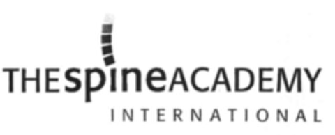 THEspineACADEMY INTERNATIONAL Logo (IGE, 28.11.2002)