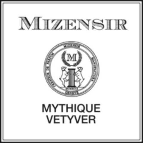 MIZENSIR M MYTHIQUE VETYVER Logo (IGE, 06/01/2017)
