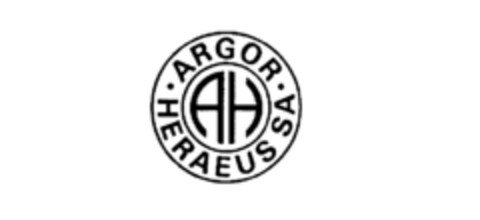 AH ARGOR HERAEUS SA Logo (IGE, 07.07.1986)