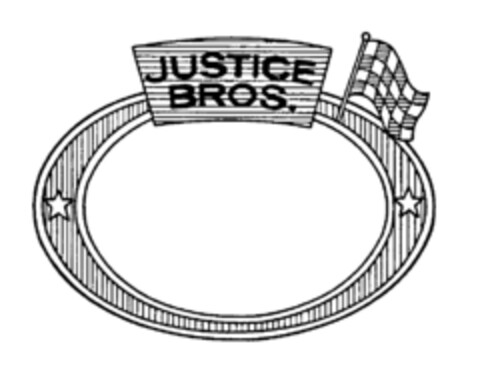 JUSTICE BROS. Logo (IGE, 01/28/1982)