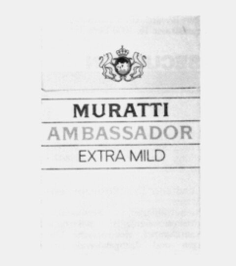 MURATTI AMBASSADOR EXTRA MILD Logo (IGE, 10.03.1993)