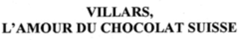 VILLARS, L'AMOUR DU CHOCOLAT SUISSE Logo (IGE, 05.12.1997)