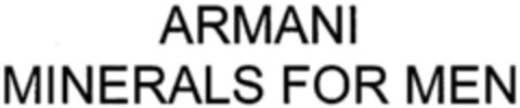 ARMANI MINERALS FOR MEN Logo (IGE, 10.11.2004)