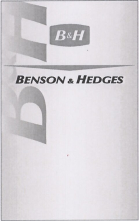 B & H BENSON & HEDGES Logo (IGE, 04.09.2009)