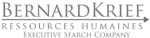 BERNARD KRIEF RESSOURCES HUMAINES EXECUTIVE SEARCH COMPANY Logo (IGE, 12/17/2009)