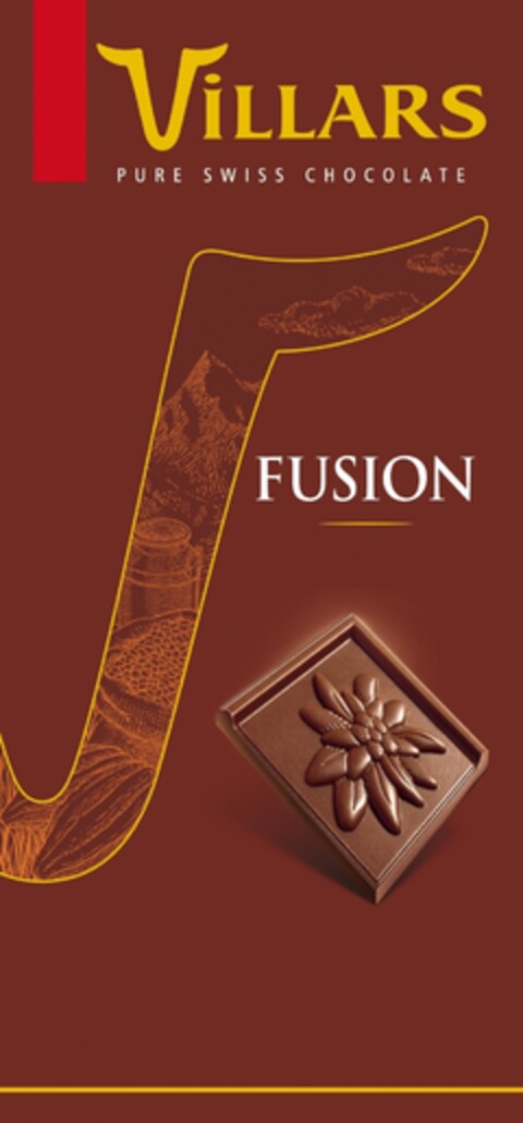 ViLLARS PURE SWISS CHOCOLATE FUSION Logo (IGE, 29.04.2015)