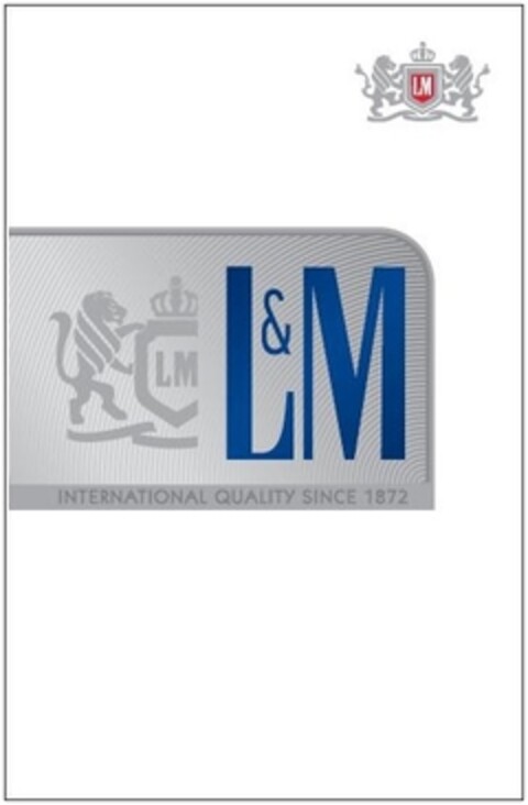 LM L&M INTERNATIONAL QUALITY SINCE 1872 Logo (IGE, 09/23/2011)