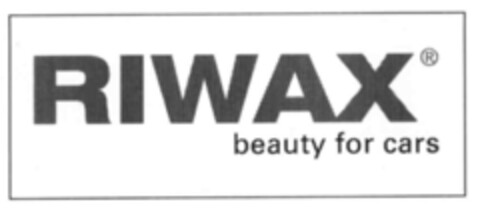 RIWAX beauty for cars Logo (IGE, 15.03.2002)