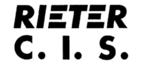 RIETER C. I. S. Logo (IGE, 08/06/1987)