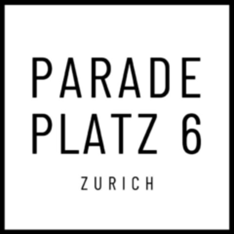 PARADE PLATZ 6 ZURICH Logo (IGE, 09.09.2022)