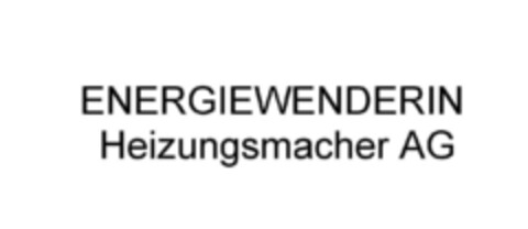 ENERGIEWENDERIN Heizungsmacher AG Logo (IGE, 03/30/2022)