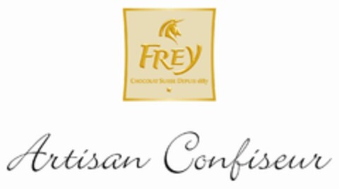 FREY CHOCOLAT SUISSE DEPUIS 1887 Artisan Confiseur Logo (IGE, 29.11.2017)