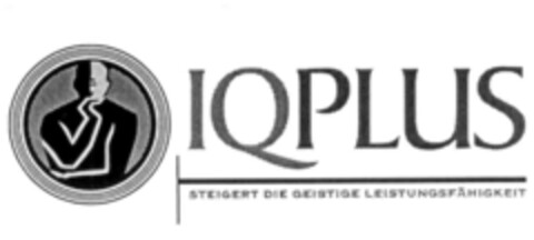 IQPLUS STEIGERT DIE GEISTIGE LEISTUNGSFÄHIGKEIT Logo (IGE, 01/03/2002)