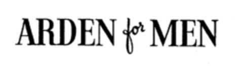 ARDEN for MEN Logo (IGE, 06.01.1977)