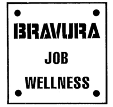 BRAVURA JOB WELLNESS Logo (IGE, 04/15/1994)