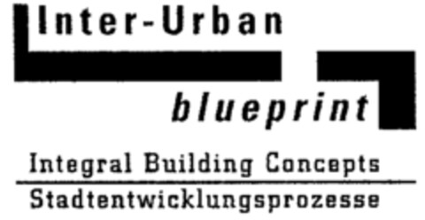 Inter-Urban blueprint Integral Building Concepts Stadtentwicklungsprozesse Logo (IGE, 12.06.1997)