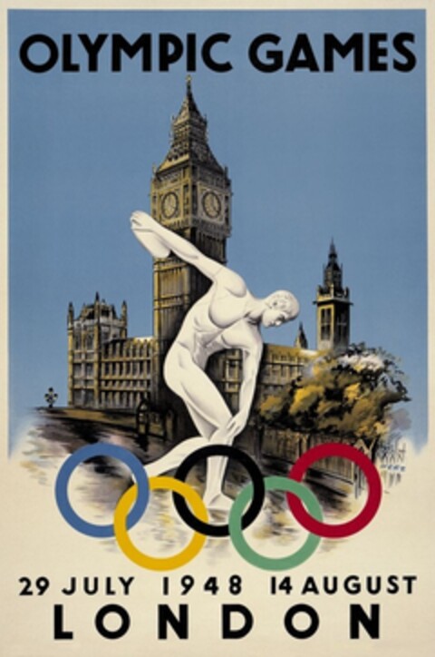 OLYMPIC GAMES 29 JULY 1948 14 AUGUST LONDON Logo (IGE, 07/31/2012)