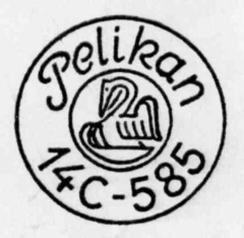 Pelikan 14C-585 Logo (IGE, 02/17/1975)