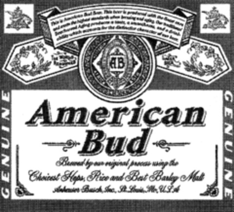 American Bud Genuine Logo (IGE, 07/10/1998)