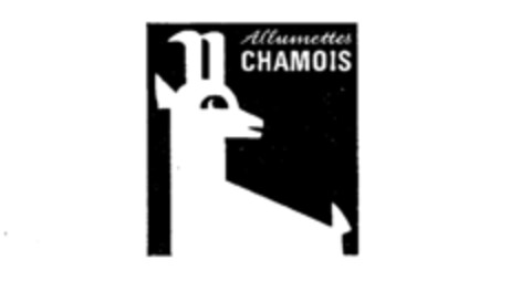 Allumettes CHAMOIS Logo (IGE, 24.04.1987)