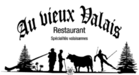 AU VIEUX VALAIS Restaurant Spécialités valaisannes Logo (IGE, 07/20/2021)