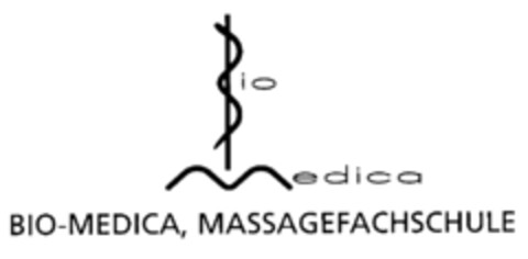 Bio Medica BIO-MEDICA, MASSAGEFACHSCHULE Logo (IGE, 08/09/2000)