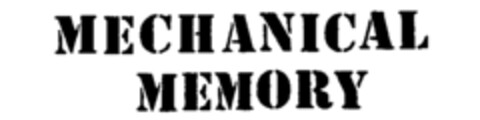 MECHANICAL MEMORY Logo (IGE, 28.01.1993)