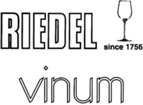 RIEDEL since 1756, vinum Logo (IGE, 01/27/1999)