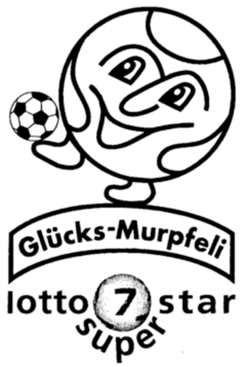 Glücks-Murpfeli lotto 7 super star Logo (IGE, 26.07.2004)