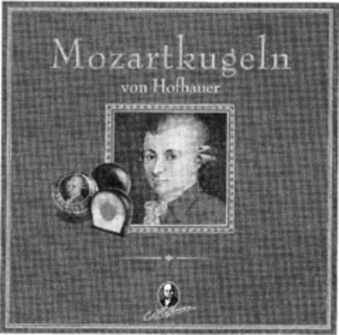 Mozartkugeln von Hofbauer Logo (IGE, 01.04.1998)