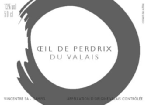 OEIL DE PERDRIX DU VALAIS Logo (IGE, 01/03/2008)