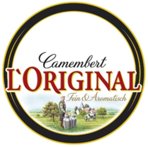 Camembert L'ORIGINAL Fein & Aromatisch Logo (IGE, 01/25/2006)